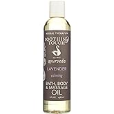 Soothing Touch Bath Body & Massage Oil, Calming Lavender - 8 Oz