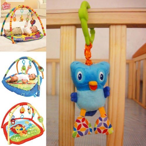 Flutter Owl Baby Child Toddler Kid Play Mat Stroller Accessory Cute Toys Spiral Activity Bed Set Toy Crib