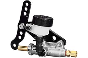 Wilwood Master Cylinder, Go Kart, 0.500 in Bore, 0.700 in Stroke, Direct Reservoir, Aluminum, Natural, Kit