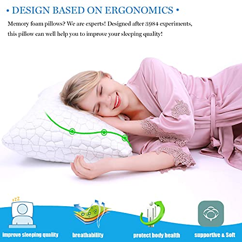 bluewave bedding memory foam pillow