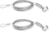 BUYGOO 2 Pcs Heavy Duty Picture Hanging Wire 1.5mm x 2m Stainless Steel view 1