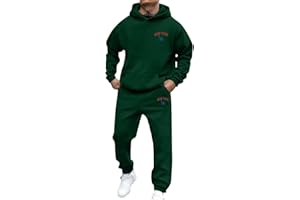 Mens Loungewear 2 Piece Fall Sweatsuit Sets Hoodie for Men with Hood Comfy Track Suits Outfits Going Out Sweat Pants