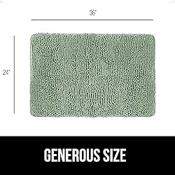 Gorilla Grip Bath Rug 36x24, Thick Soft Absorbent