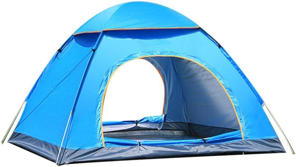 TelDen Automatic 2-3 Persons Family Camping Tent, Automatic Opening Waterproof Sun Shelter, Automatic Instant Pop Up Tents for Outdoor Hiking 4 Season Tent