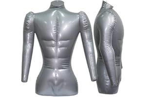 Man Half Body with Arm PVC Inflatable Mannequin Male Dummy Torso Model for Clothing Displays Mannequin Jewelry Scarf Display