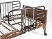 Drive Medical Delta Ultra Light Full Electric Hospital Bed with Half Rails