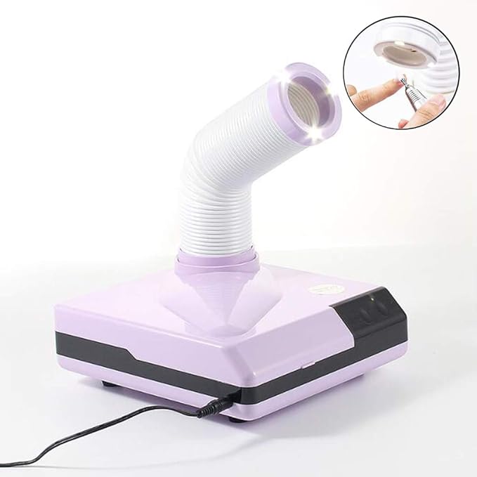 Nail Dust Machine, 60W Nail Dust Remover Collector Vacuum Cleaner Manicnail with