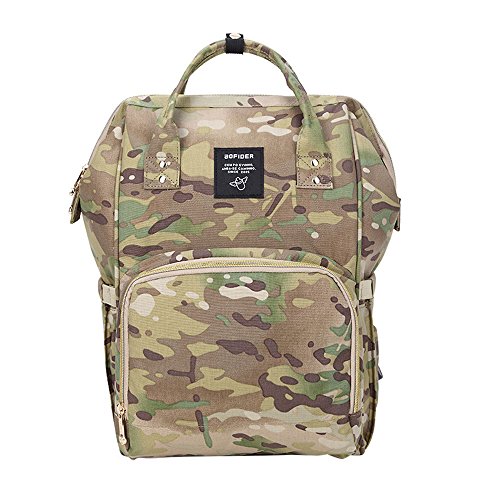 Tactical Backpack Diaper Bag for Women Men Insulated Toddler Camo Travel Backpack