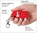 Mace Brand 130 dB Personal Alarm with Built-in Backup Whistle and Bag Purse Clip Red Model 80458