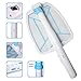 MangGou Electric Bug Zapper, Rechargeable Fly Swatter Racket Mosquito Fly Killer, Bright LED Light Zap at Night with Unique Extensible Handle Option (2500V Output)