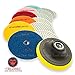 Diamond Polishing Pads 4 inch Wet/Dry 8 Piece Set Granite Stone Concrete Marble