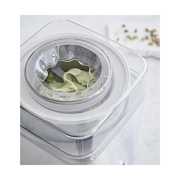 Cuisinart Ice Cream Deluxe, Pre-Freeze Ice Cream, Frozen Yoghurt and Sorbet Maker, Silver, ICE30BCU