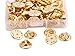 Shapenty Brass Butterfly Clutch Metal Uniform Badge Pin Backs Keepers Replacement Tie Tack Lapel Pin Backing Holder Clasp (Gold, 50PCS)