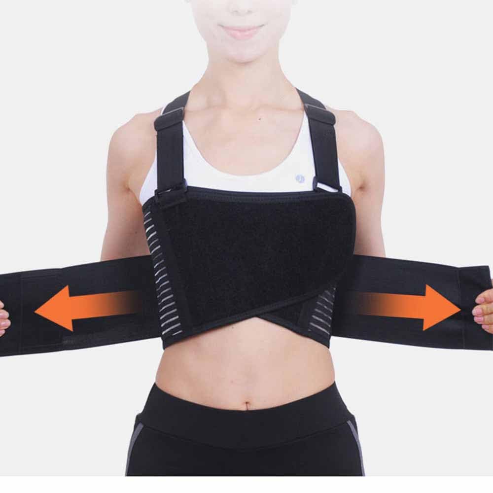 Photo 1 of YingXue Broken Rib Support Brace, Rib and Chest Support Brace, Rib Belt for Ribs Support, Dislocated Ribs Protection, Sternum Injuries and Pulled Muscle Pain (S 29" to 32")