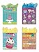 4 Large Party Gift Bags, Birthday Gift Bags - Set of 4 Happy Birthday Gift Bags w/Tags & Tissue Paper