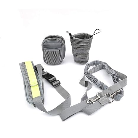 Feidaeu Pet Accessories Set Harness Leash Elastischer Gürtel Laufen Atmungsaktiv und bequem Leine für Hundehalsbänder