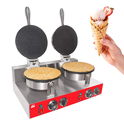 ALDKitchen Waffle Cone Maker Commercial Waffle Roll Maker Nonstick
