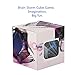 Acekid 3x3 Ghost Cube Advanced Cube Magic Speed Cube Brain Teasers Intelligence Puzzles with Carbon Fiber Sticker for Kids Adults (Blue & Black)