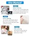 Silicone Breastfeeding Manual Breast Pumps Milk Pump Suction with Lid,Breast Milk Saving Made Easy,Flexible & Lightweight ,Pack of 2