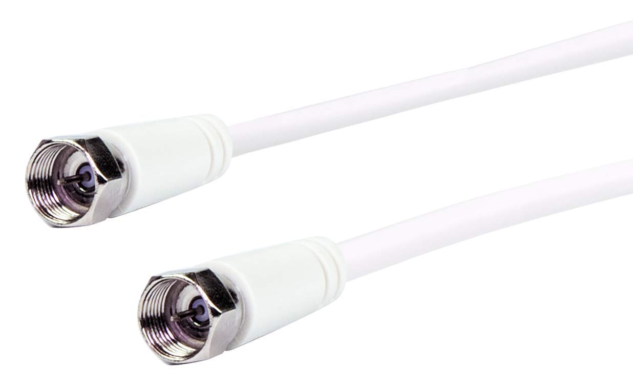 Schwaiger SAT Coaxial Connection Cable White