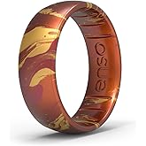 Enso Rings Handcrafted Classic Silicone Ring – Comfortable and Flexible Design – 6.6mm Wide, 1.75mm Thick