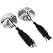 Ayliss Sequin Lingerie Tassel Breast Bra Stickers Nipple Covers-Silver