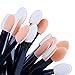 CINEEN 80 Pack Disposable Dual Sided Eyeshadow Brush Sponge Tipped Oval Makeup Eyeliner Brush Makeup Applicator