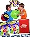 Socker Boppers Inflatable Bop'em, Sock'em, Boxing Pillows Battle Set Bundle with Matty's Toy Stop Storage Bag - 2 Pack (2 Pairs, 4 Boxing Pillows Total) Colors are Assorted & May Vary