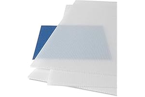 Falken Design COR-NAT-4MM/2436 Coroplast Sign Board, Corrugated Fluted Plastic Sheet 4mm (0.157") 24" x 36" - Natural, Plastic