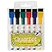 Quartet Magnetic Dry Erase Markers, Fine Point, ReWritables, Mini, Magnetic, Assorted Colors, 6 Pack (51-659312Q)