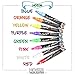 8pcs 6mm Highlighter Fluorescent Liquid Chalk Marker Pen White Board Ink