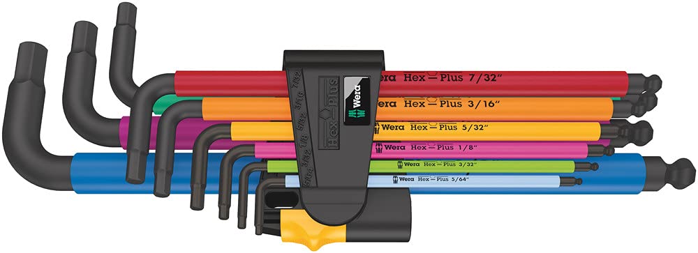 950 SPKL/9 SZ LONG ARM HEX KEY SET