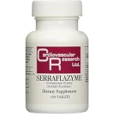 Cardiovascular Research Serraflazyme Serrapeptase Enzyme 100 Tabs