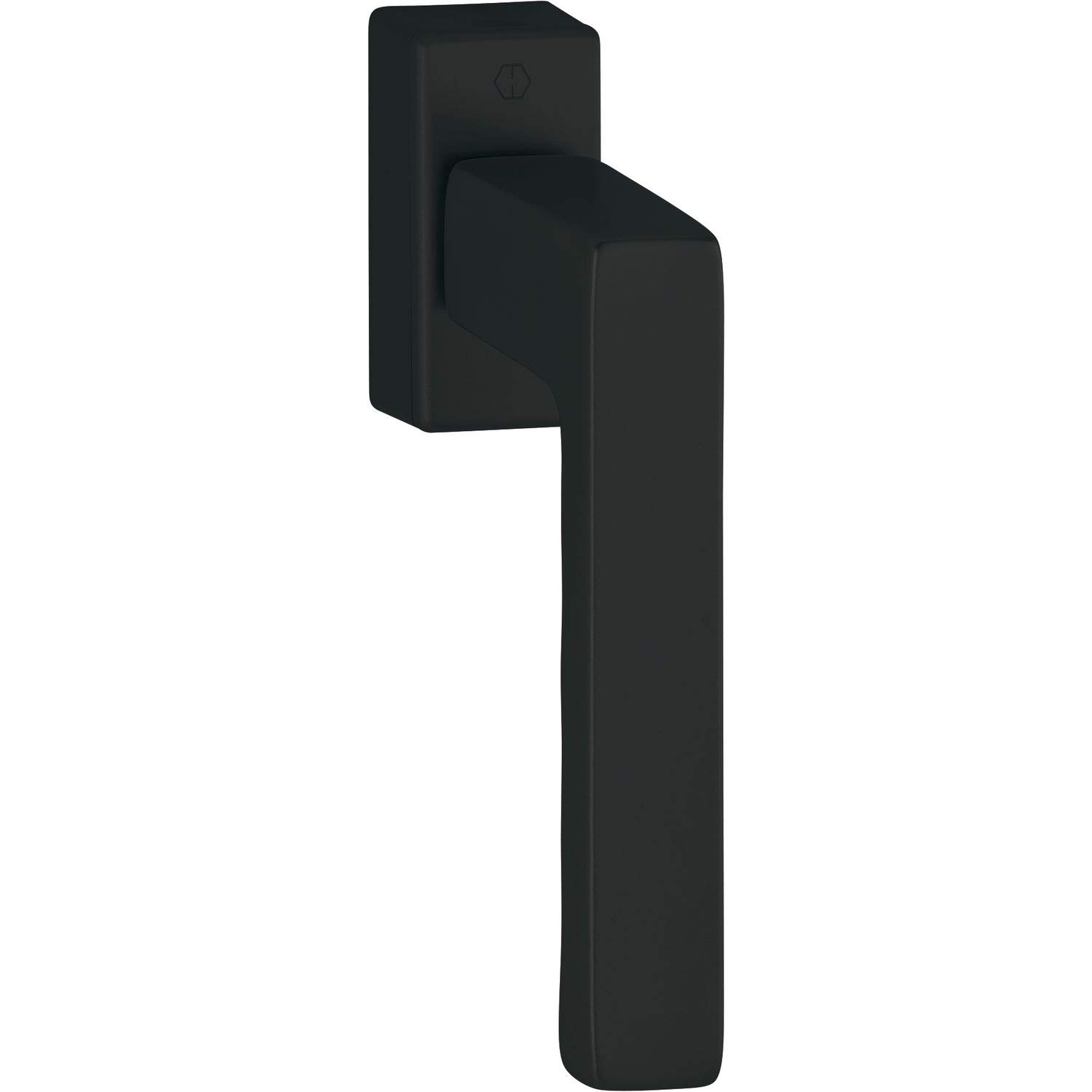 HOPPE Toulon-Secustik 10793251 Window Handle VK 7 x 32-42 mm Black, Pack of 1