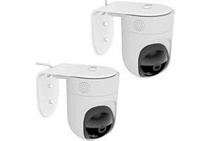 TECCLE Metal Wall Mount Compatible with Eufy Security Indoor Cam E220 and Eufy P24, Provide Better Viewing Angles