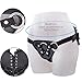 Strap-on Harness Adjustable Universal Adult Sex Toy with 3 Different Sized O-Rings Suction Cup Dildo Compatible Harness, Accommodates up to 59