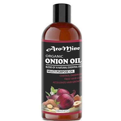 AroMine Onion Hair Oil With Red Onion Extract, 100 ml