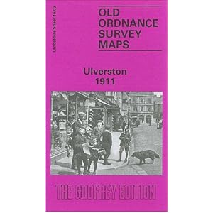 Ulverston 1911: Lancashire Sheet 16.03 Landkaart – Gevouwen Kaart, 1 juni 1992