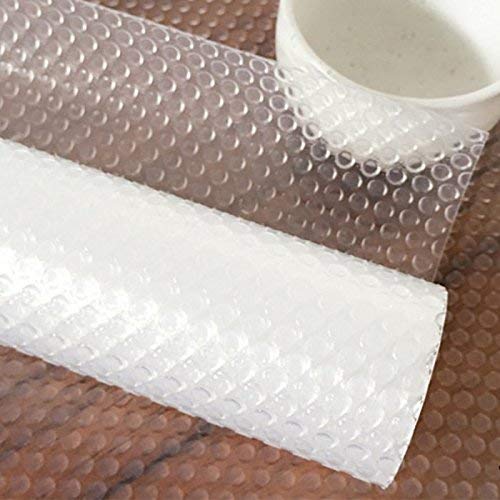 Zinnor Refrigerator Pad - EVA Can Be Cut Refrigerator Pad - Cupboard Cabinet Shelf Drawer Liner, Antifouling Mildew Moisture Absorption Pad, Non-Slip Mat for Refrigerator, Desk, Drawer (2 Pack)