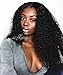 Human Hair Lace Front Wigs 150% Density Water Wave Human Hair Wigs with Baby Hair for Black Women Natural Color 18inch