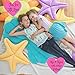 Starfish Pillow for use as Floor Pillow or Accent Pillow in Peach Color - Soft and Cozy for a Little Mermaid's Bedroom or Beach House Decor