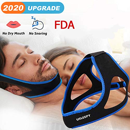 Anti Snoring Chin Strap [Upgraded 2019], Natural Snoring Solution Snore Stopper, Sleep Better for Mouth Breather Effective Anti Snoring Devices Stop Snoring Sleep Aid Snore Reducing Aids for Men Women - Thumbnail 7