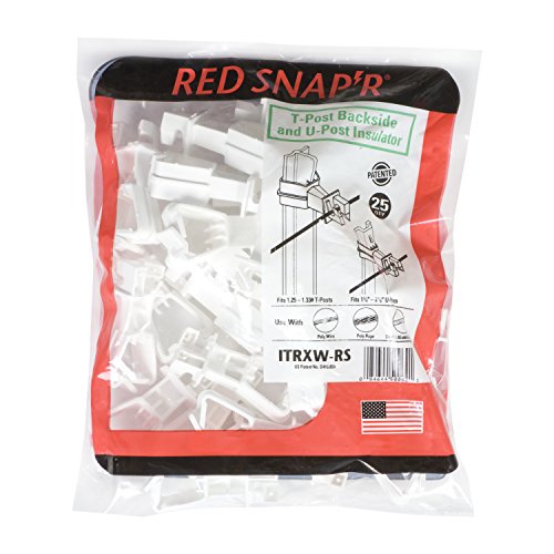 Red Snap'r ITRXW-RS Reverse Insulator, White