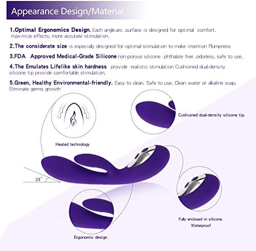 (3DAYS DELIVERY) G-S-pot Silicone Massager V-ibrator - 35 Mode (5 speed &amp; 7 frequencies) &amp; Water Resistant(USA SELLER)