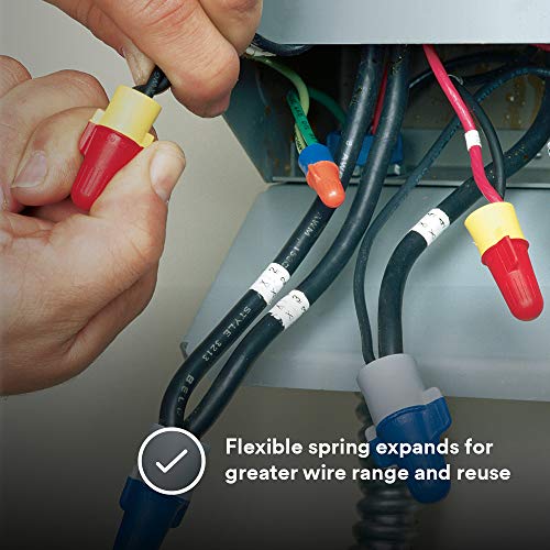 3M Performance Plus Wire Connector, Flexible Steel Spring Connectors