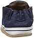 Robeez Kids' Liam Crosshatch Crib Shoe, Leather Liam Basic-Indigo, 12-18 Months M US Infant