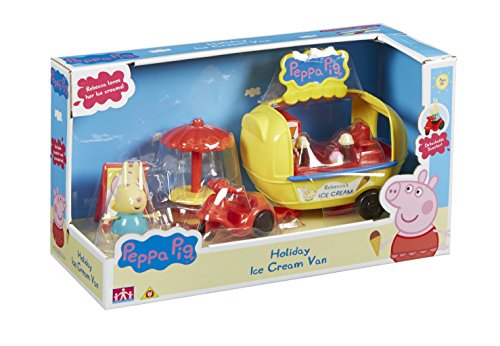 Peppa Pig Holiday Time Ice Cream Van With Accessories Playset