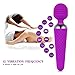 Electric Wand Massager, Women Cordless Waterproof Handheld Personal Massger with 12 Powerful Pattern, MELO Rechargeable Lightweight Therapeutic Body Magic Massager for Muscle Aches and Sports Recovery