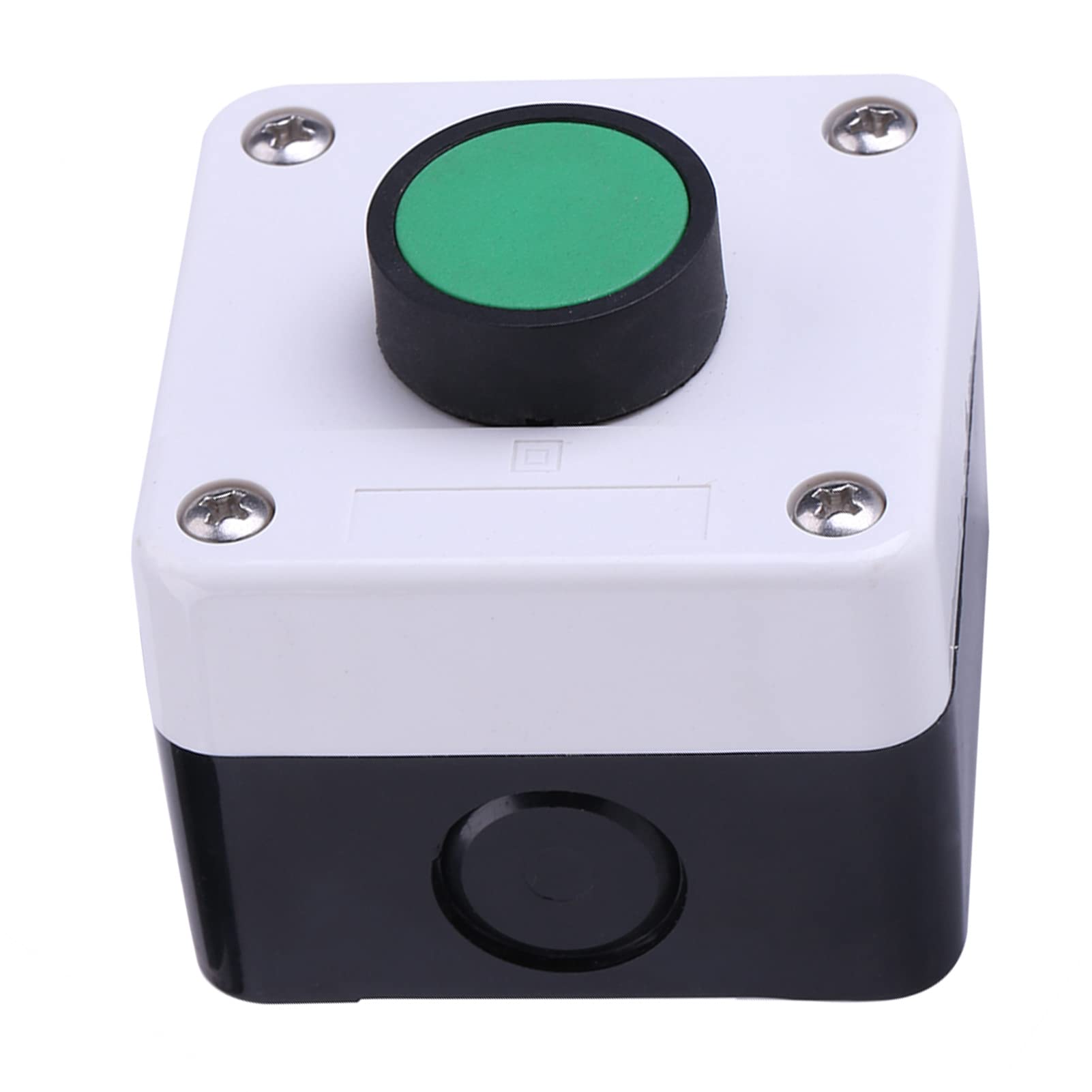 YYRL Push Button Switch Box, Green, Push Button Actuator, Manual Operation