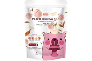 KAYFOOD Premium Teaade Peach Oolongade Oolong Tea, Mix Powered Sugar Free, Diet, Korean Beverage, Dlended Hot & Iced Tea Ade, Healthy Drink (30ST)